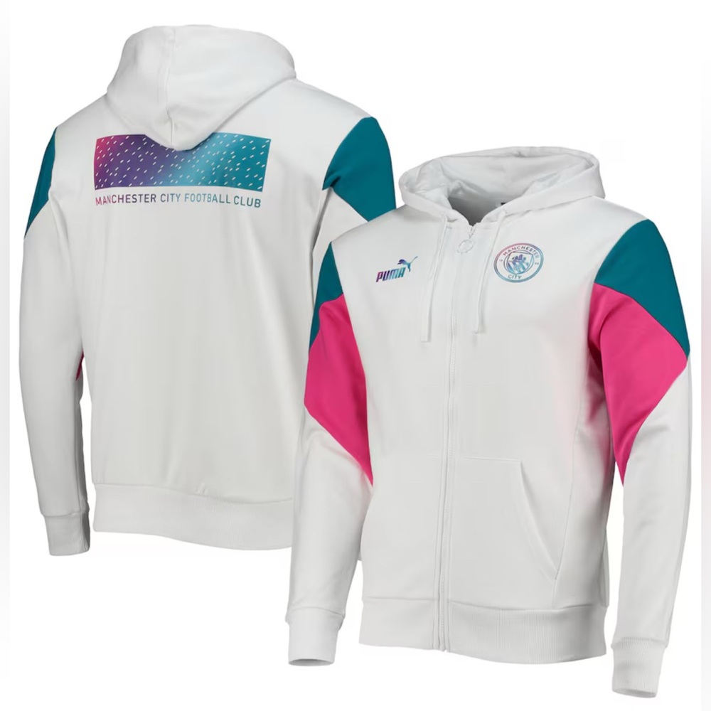 Brand New Manchester City Full Zip Up Hoodie